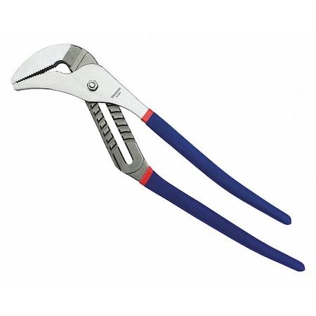 Westward 20 in Straight Jaw Tongue and Groove Plier, Serrated 53JX04