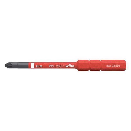 Wiha Screwdriver Blade, 5/32" Hex Shank Size 28324