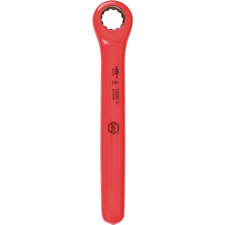 Wiha Insulated Ratcheting Wrench, Metric 21219