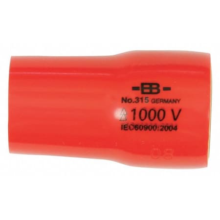 Wiha 3/8 in Drive, 10mm Hex, Metric Socket 31510