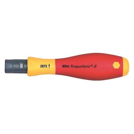 Wiha Torque Screwdriver, Adj., Plastic Housing 28734