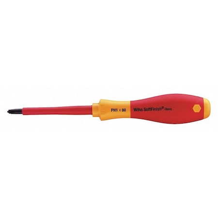 Wiha Insulated Phillips Screwdriver No 1 Round 30702