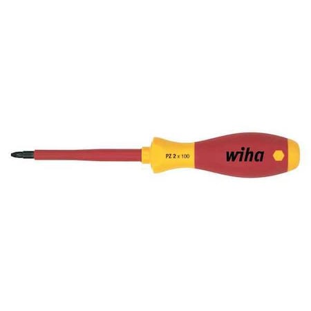 Wiha Insulated Pozidriv Screwdriver #2 Round 32402 | Zoro