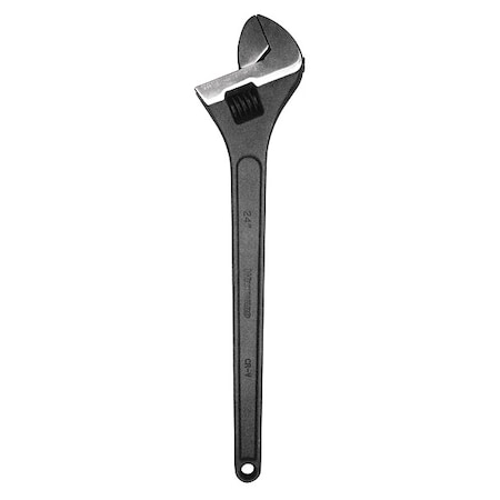 Westward Adjustable Wrench, Black Oxide 53KA28