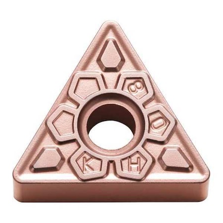 Kyocera Triangle Turning Insert, Triangle, 3/8 in, TNMG, 0.0312 in, Carbide TNMG332KHCA320