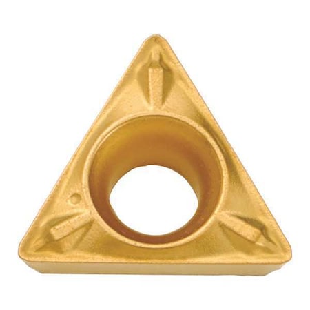 Kyocera Triangle Turning Insert, Triangle, 1/4 in, TPMX, 0.0156 in, Carbide TPMX221WP CA510