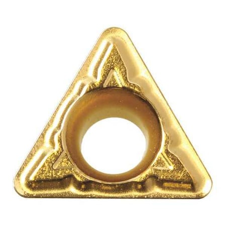 Kyocera Triangle Turning Insert, Triangle, 1/4 in, TPMT, 0.0156 in, Carbide TPMT221XQ CA515