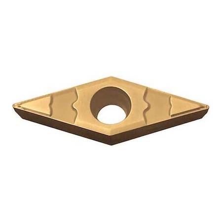 Kyocera Diamond Turning Insert, Diamond, 3, VBMT, 1, Carbide VBMT331GP CA525