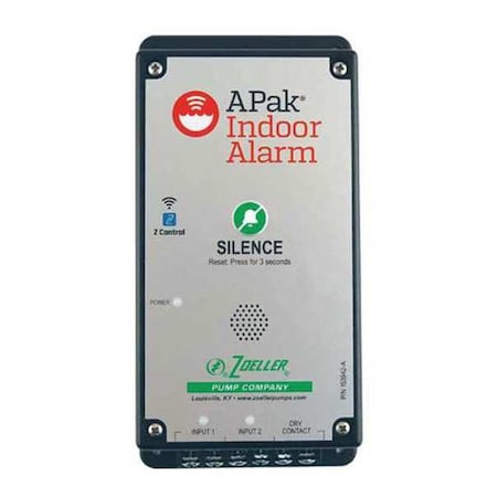 Zoeller Level Alarm, Audio/Visual/App, 115V 10-4014