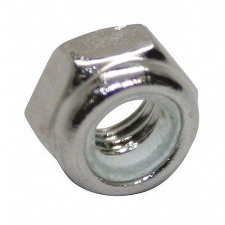 FOREVERBOLT Nylon Insert Lock Nut, M6-1.00, 18-8 Stainless Steel, Not Graded, NL-19, 6 mm Ht, 50 PK FBLNM6P50