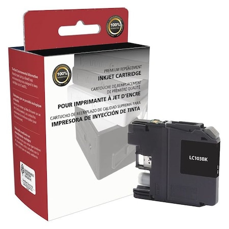 Clover Imaging Group Ink Cartridge, Black, Remanufactured CIG-LC103BK