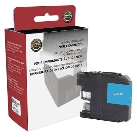 Clover Imaging Group Ink Cartridge, Cyan, Remanufactured CIG-LC103C