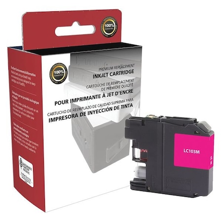 Clover Imaging Group Ink Cartridge, Magenta, Remanufactured CIG-LC103M