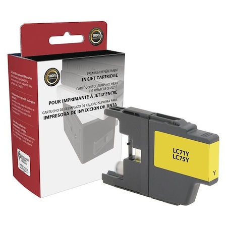 Clover Imaging Group Ink Cartridge, Yellow, Remanufactured CIG-LC75Y