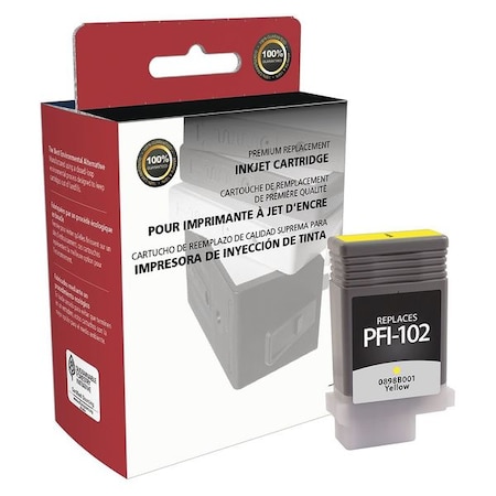 Clover Imaging Group Ink Cartridge, Yellow, Remanufactured CIG-0898B001