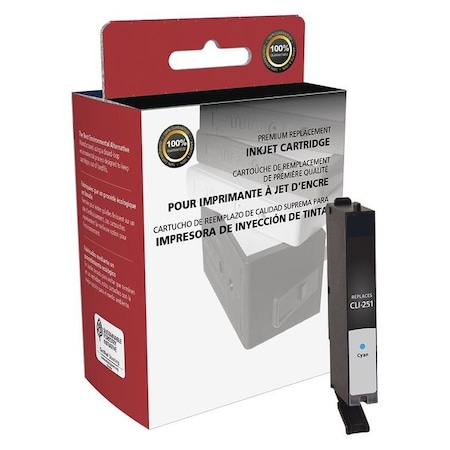 Clover Imaging Group Ink Cartridge, Cyan, Remanufactured CIG-6514B001
