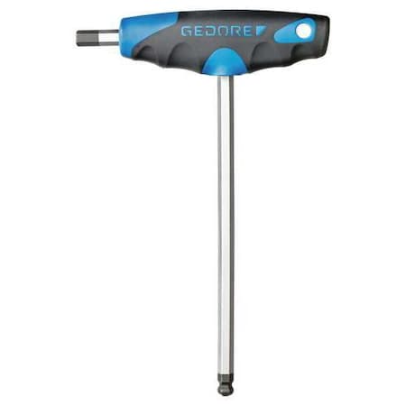 Gedore Metric Plain Ball Hex Key Hex Key, 5 mm Tip Size, 6 31/32 in Long, 3 47/64 in Short DT 2142 5