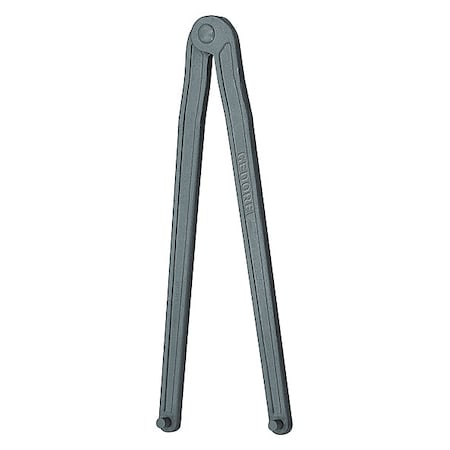 Gedore Face Spanner Wrench, 13" Capacity, 7" L 44 4