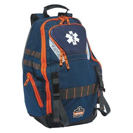 Ergodyne Backpack, Blue, Polyester 5244