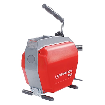 Rothenberger 200 ft Corded Drain Cleaning Machine, 110V AC 72869V