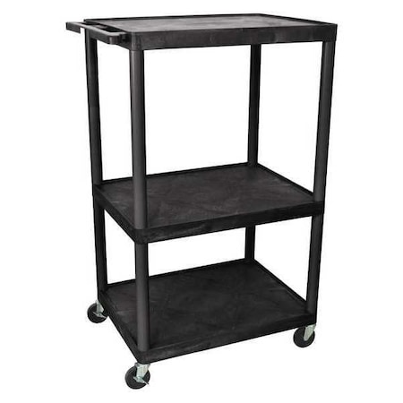 Luxor Cart, Mobile Type, Plastic, 24" W LP54-B
