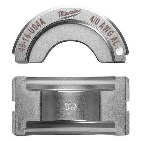 Milwaukee Tool EXACT 4/0  Aluminum 12T U-Style Die 49-12-U04A