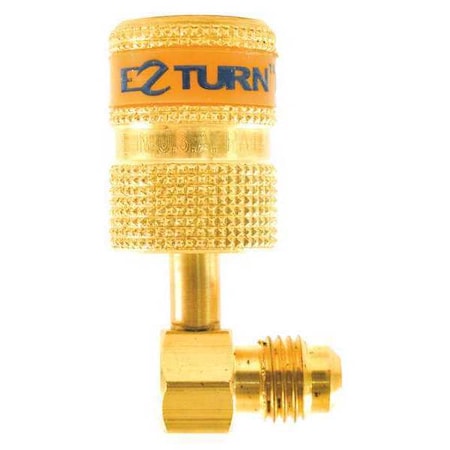 Uniweld Anti-Blowback Hose Adaptor, 1-1/4"L, Brass EZABM90
