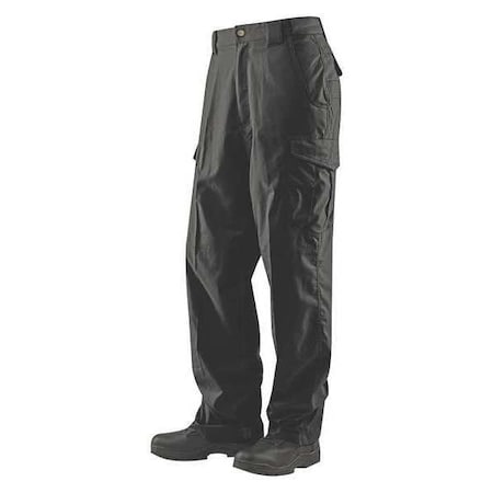 Tru-Spec Men's Tactical Pants, 54 in, Black, 20% Cotton, 80% Polyester 1035