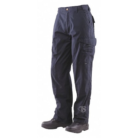 Tru-Spec Men's Tactical Pants, 28 in, Navy, 35% Cotton, 65% Polyester 1061