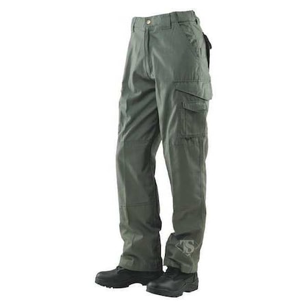 Tru-Spec Men's Tactical Pants, 32 in, Olive Drab Green, 35% Cotton, 65% Polyester 1064