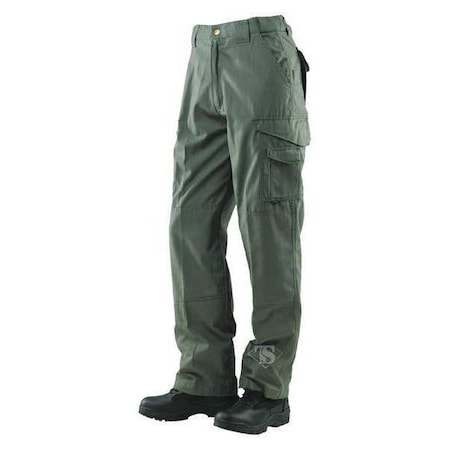 Tru-Spec Men's Tactical Pants, 40 in, Olive Drab Green, 100% Cotton Canvas 1071