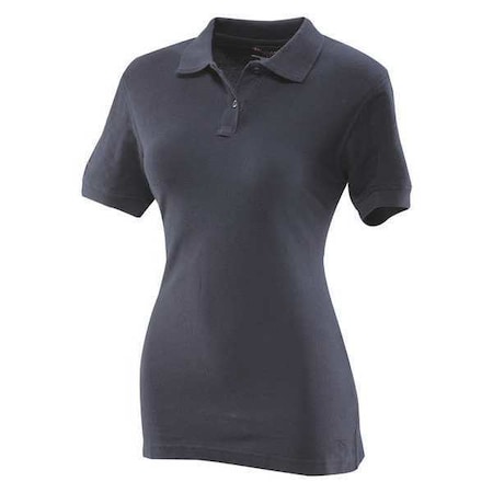 Tru-Spec Women's Women's Tactical Polo, 100% Double Cotton Pique, Button Front, 0 Pocket(s), Navy, M 4498