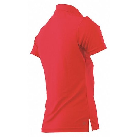 Tru-Spec Women's Tactical Polo Shirt, 100% Polyester Jersey Knit, Button Front, 0 Pocket(s), Red, Xl 4516