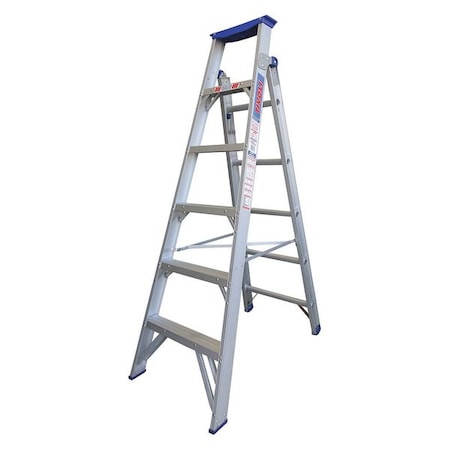Tivoli Multipurpose Ladder, Extension Ladder, Stepladder Configuration, 11 ft, Aluminum PRODP6