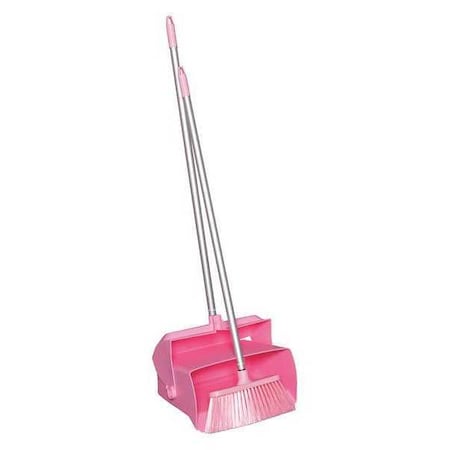 Remco 11 in Sweep Face Angle Broom, Pink, 36" L Handle 62501