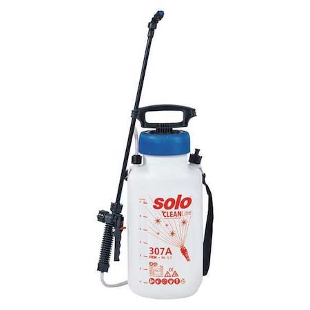 Solo 1-1/2 gal Janitorial Handheld Sprayer, Poly, 48 in L Hose, Fan Nozzle Spray Pattern, Manual 307-A