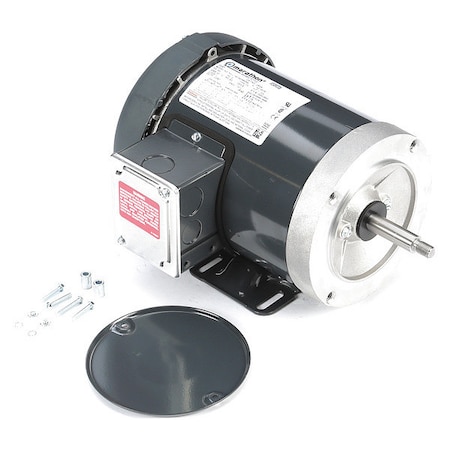 Leeson Jet Pump Motor, 1 HP, 3450 rpm, 230/460V 056T34F99029