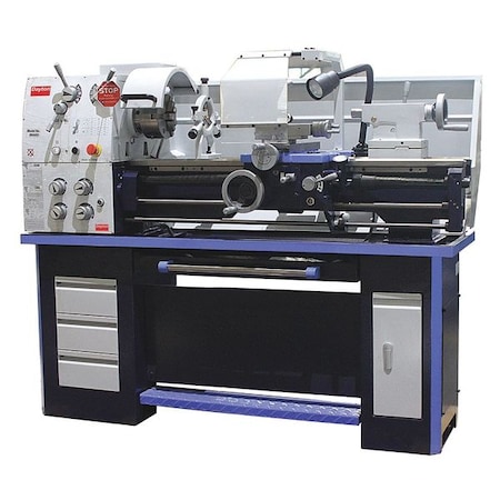 Dayton Lathe, 120V AC Volts, 2 hp HP, 60 Hz, Single Phase 36 in Distance Between Centers 53UH10