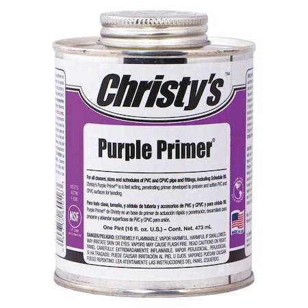 Christys Primer, Purple, 16 oz. RH-PURP-PT-12