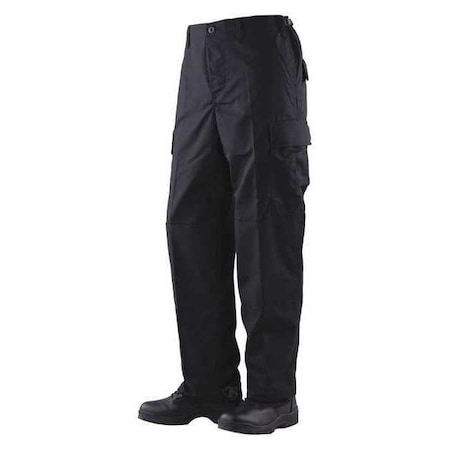 Tru-Spec Men's Military Pants, XL, Black, 35% Cotton, 65% Polyester 1324