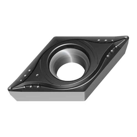 Walter Diamond Turning Insert, Diamond, 3, DCMT, 3, Carbide 6484695