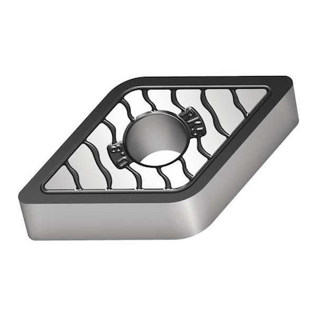 Diamond Turning Insert, Diamond, 1/2 in, DNMA, 55 Degrees, 1/32 in, Carbide Diamond Turning Insert, Diamond, 1/2 in, DNMA, 55 Degrees, 1/32 in, Carbide