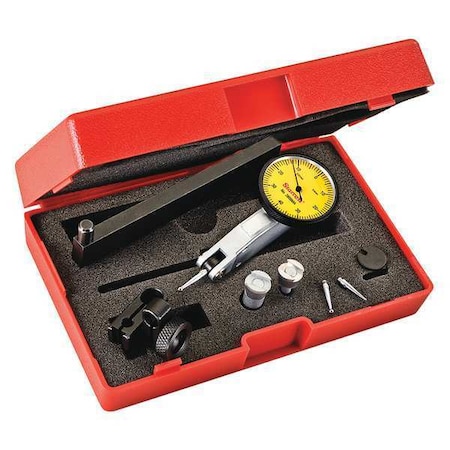 Starrett Dial Test Indicator Set, 1-1/4", Yellow 3809MAC