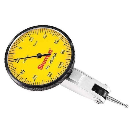 Starrett Dial Test Indicator Set, 1-9/16", Yellow 3908MA