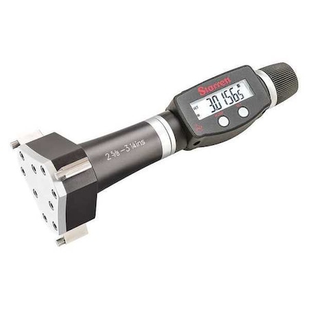 Starrett Internal Micrometer, 2-5/8 to 3-1/4"Range 770BXTZ-314