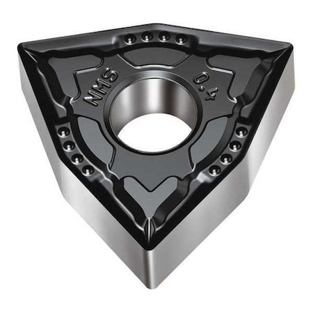 Walter Turning Insert, Trigon, 4, WNMG, 2, Carbide WNMG080408-NMS WSM01