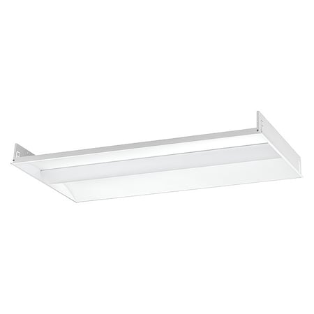 COLUMBIA LIGHTING Recessed Troffer, 36W, 4400 lm, 47-3/4" L LCAT24-35LWG-EDU