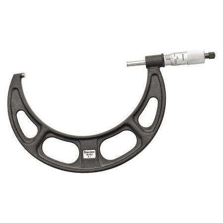 Starrett Outside Micrometer, 125 to 150mm Range T436.1XRL-7
