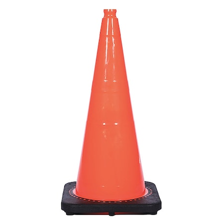 Jbc Revolution Traffic Cone, PVC, Non-Reflective, 4 in Height, 1 lb, Orange RSMINI