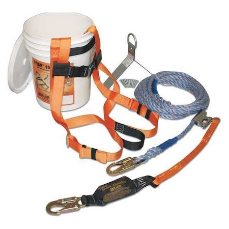 Honeywell Miller Fall Protection Kit, Size: L/XL TRK2000-Z7/25FT